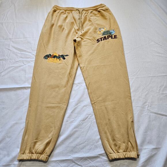 Staple Almond Beige Joggers Sweatpants Size 3XL - Picture 1 of 11